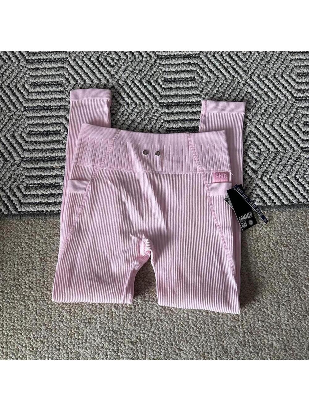 Sommer Ray NWT Pink ribbed leggings